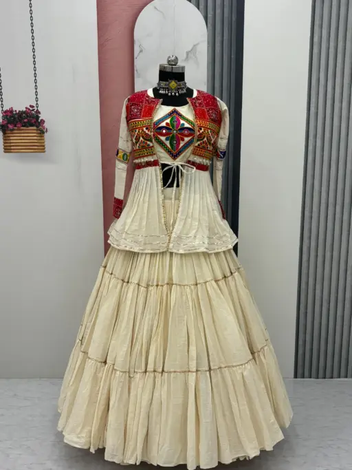Rama Export 120 Pure Cottan Gamathi Work Wholesale Navratri Special Lehenga Choli Collection - Image 5