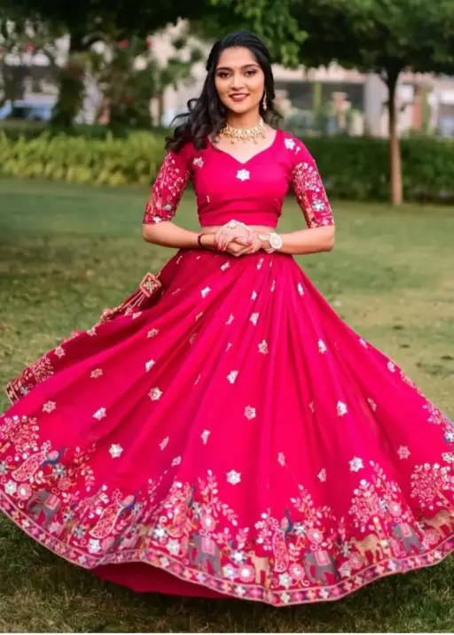 Rama Export 237 Chinon Embroidery Wholesale Festival Lehenga Choli Collection