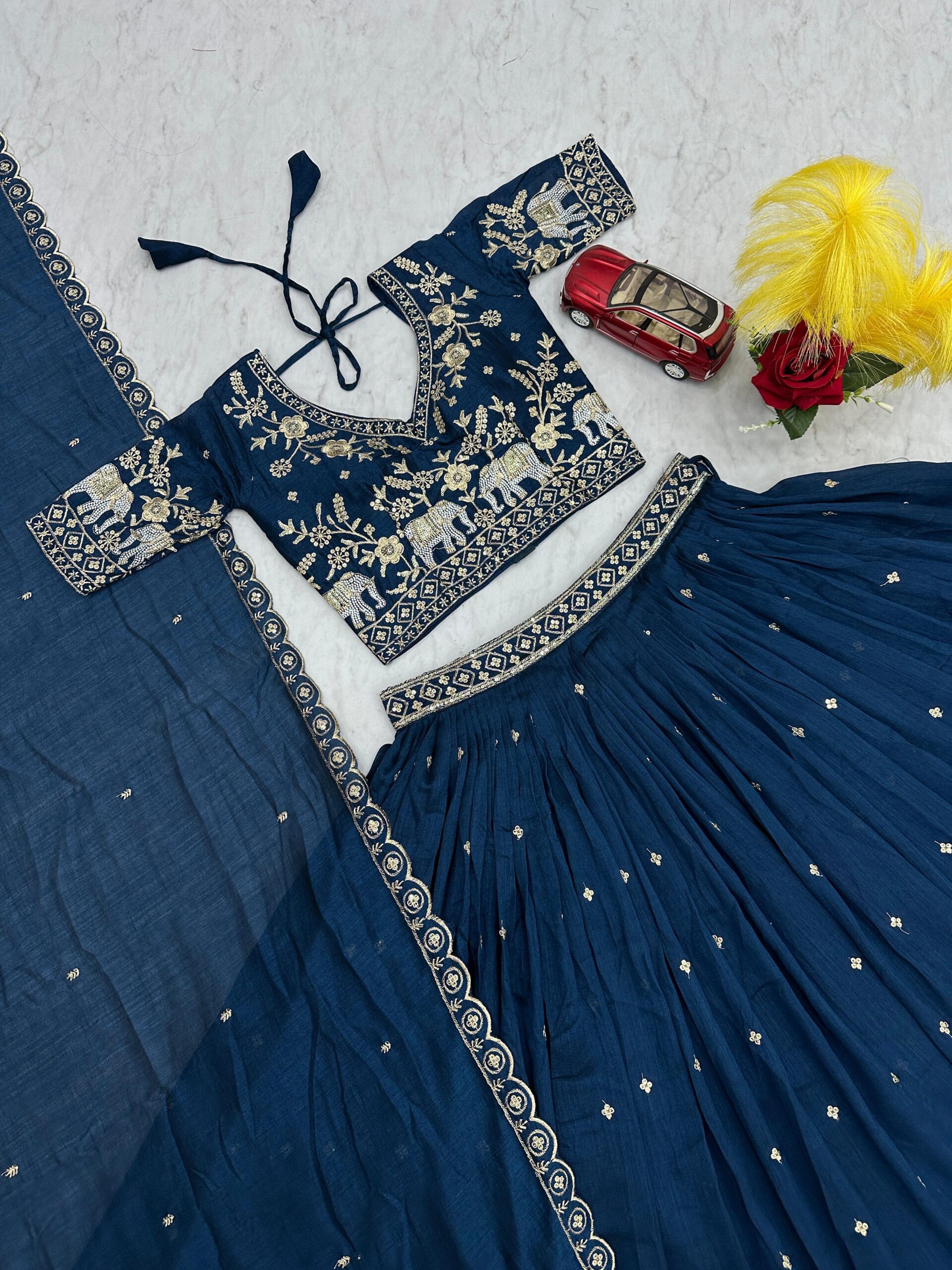 Rama Export 285 Vichitra Silk Wholesale Fancy Lehenga Choli Collection - Image 8