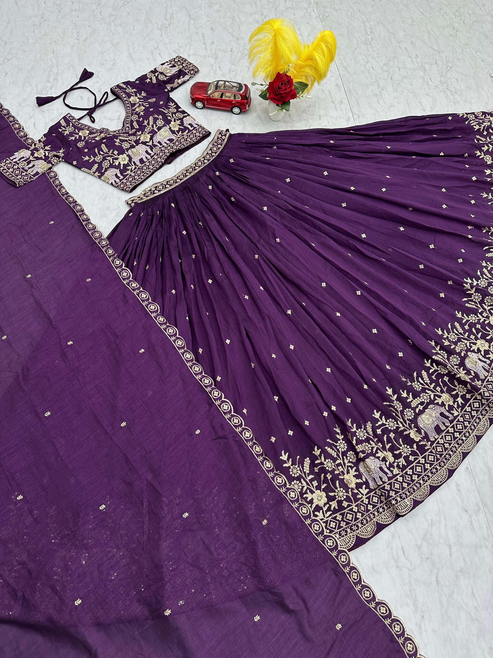 Rama Export 285 Vichitra Silk Wholesale Fancy Lehenga Choli Collection - Image 11