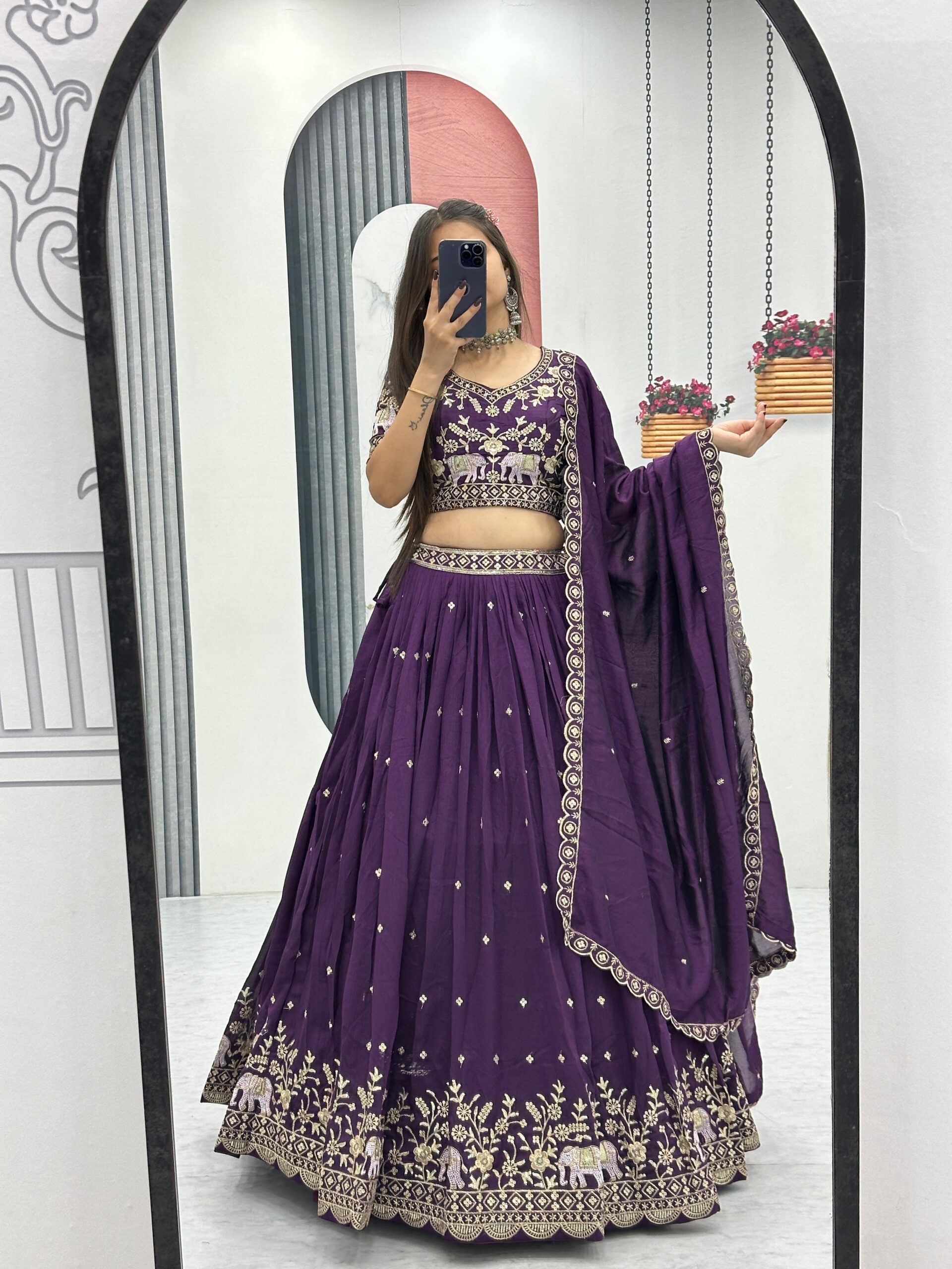 Rama Export 285 Vichitra Silk Wholesale Fancy Lehenga Choli Collection - Image 10