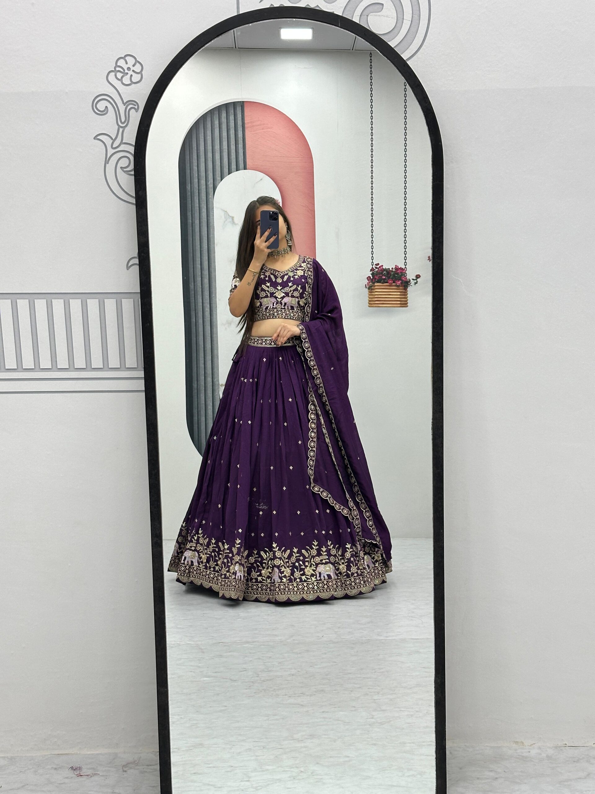 Rama Export 285 Vichitra Silk Wholesale Fancy Lehenga Choli Collection - Image 9