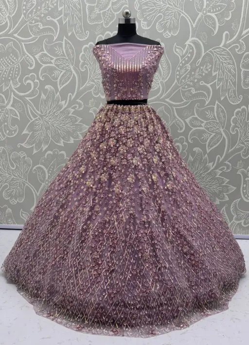Anjani Art 2888D Heavy Net Wholesale Wedding Wear Lehenga Collection - Image 2