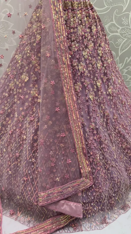 Anjani Art 2888D Heavy Net Wholesale Wedding Wear Lehenga Collection - Image 4