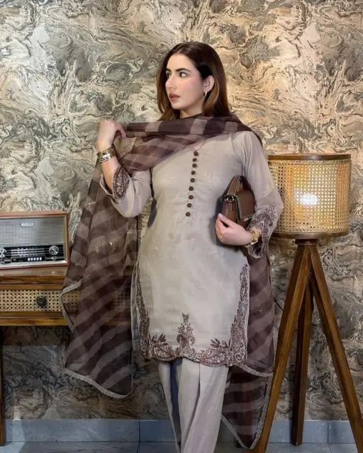Rama Export 3127 Faux Georgette Wholesale Readymade Farshi Suit Collection