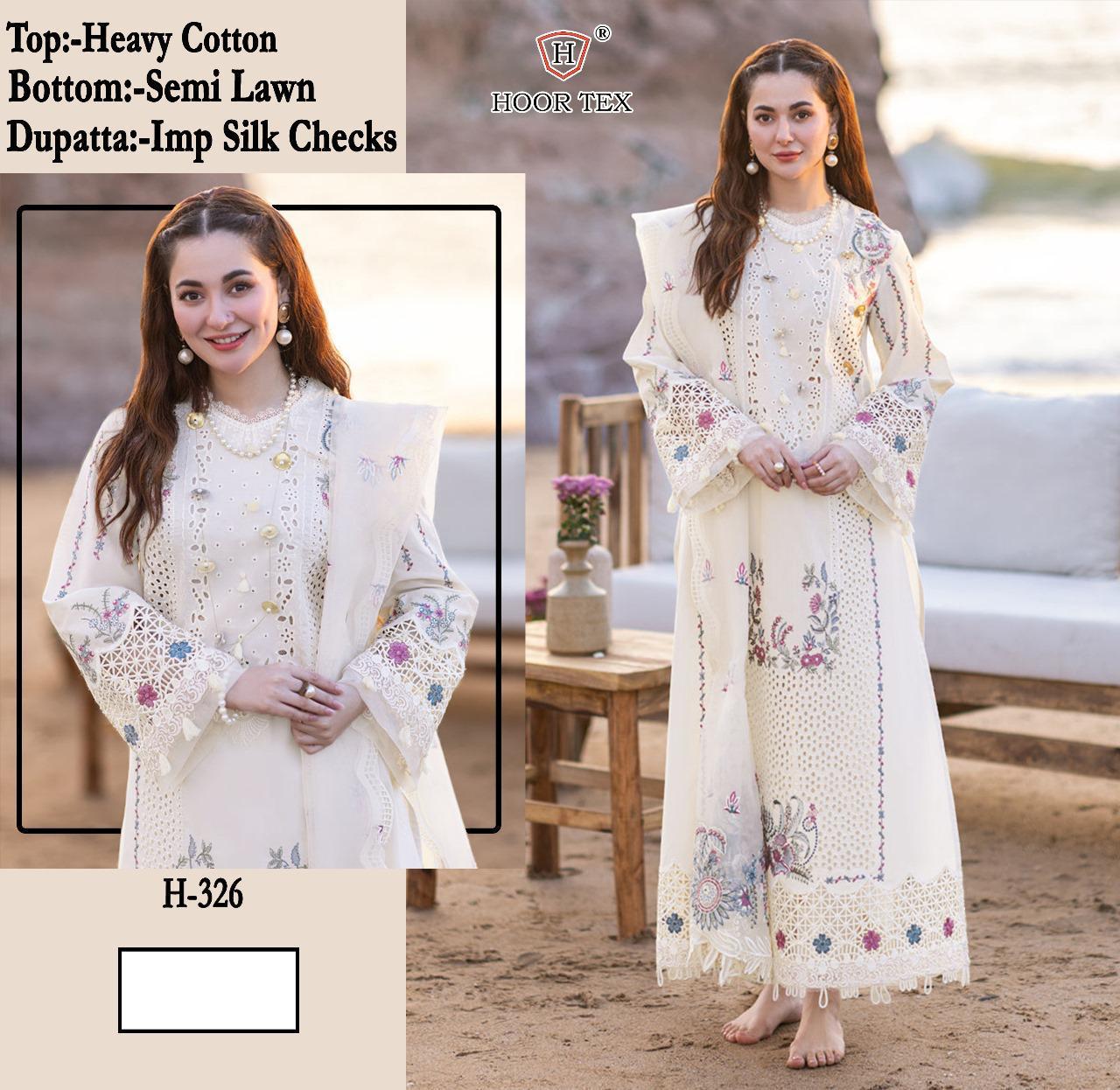 Hoor Tex H-32 Heavy Cotton Wholesale Pakistani Suit Collection - Image 2