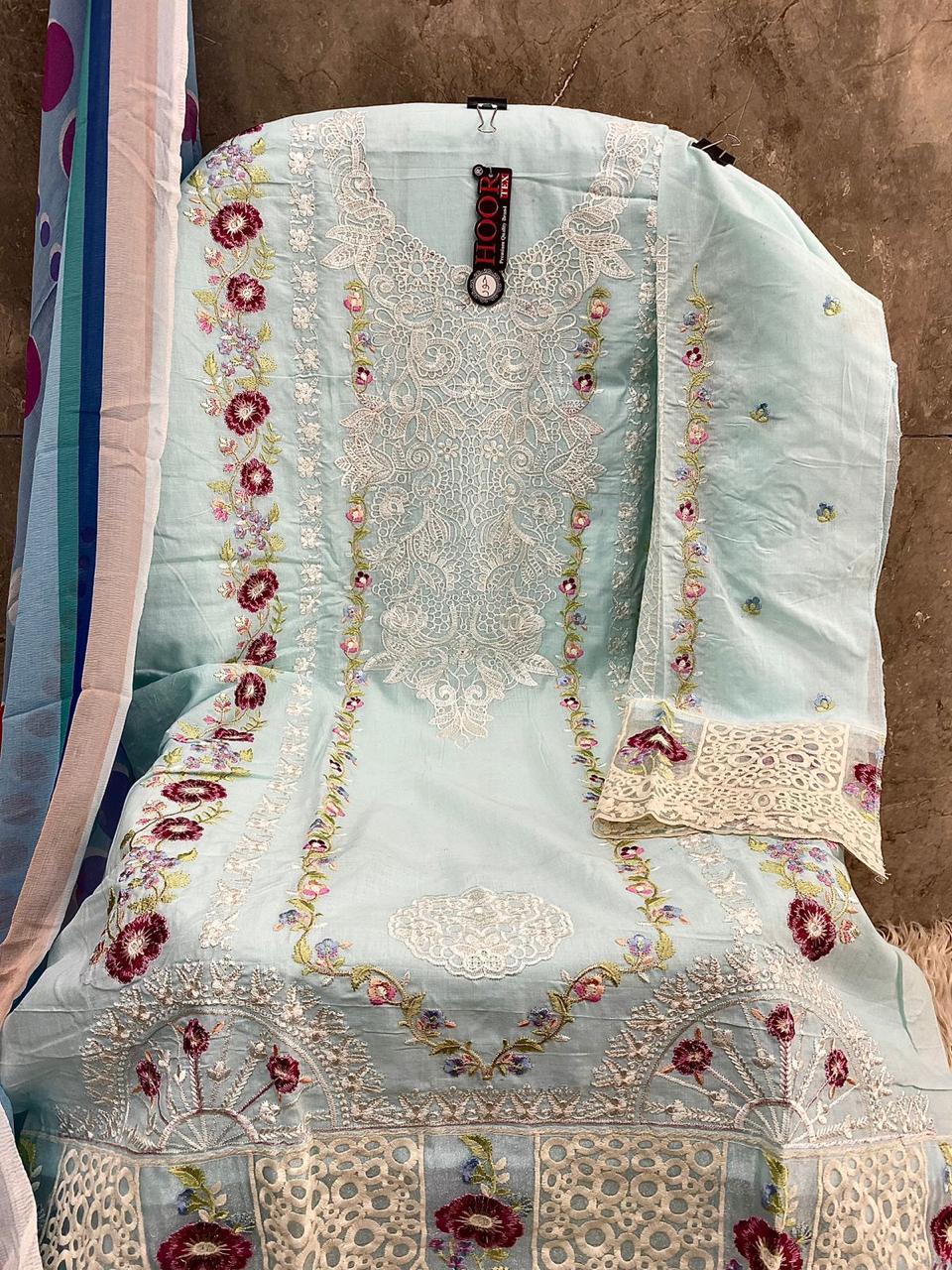 Hoor Tex H-327 Heavy Cotton Wholesale Pakistani Suit Collection - Image 2