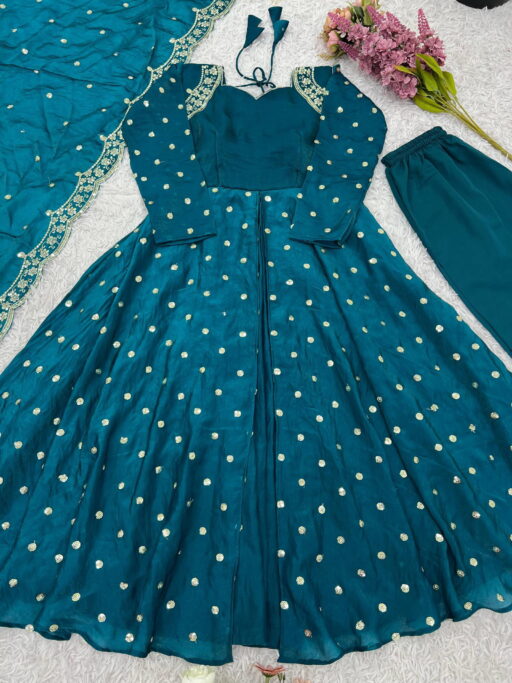 Rama Export 516 Fandy Silk Wholesale Designer Party Wear Gown Collection - Image 10