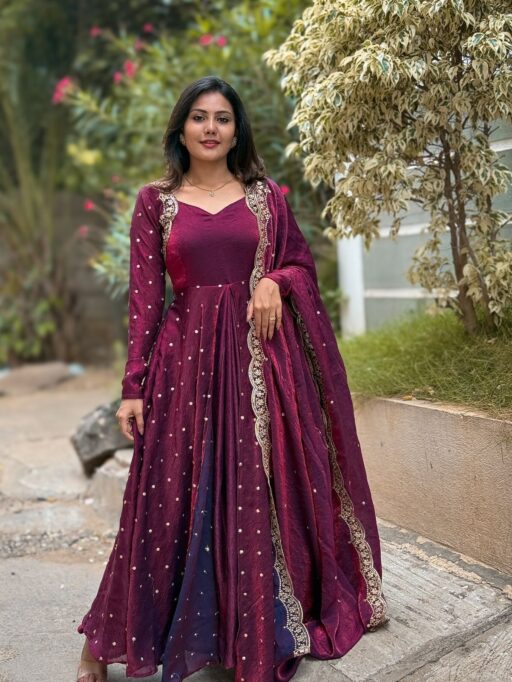Rama Export 516 Fandy Silk Wholesale Designer Party Wear Gown Collection - Image 3