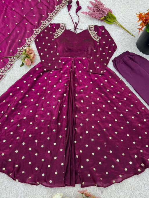 Rama Export 516 Fandy Silk Wholesale Designer Party Wear Gown Collection - Image 4