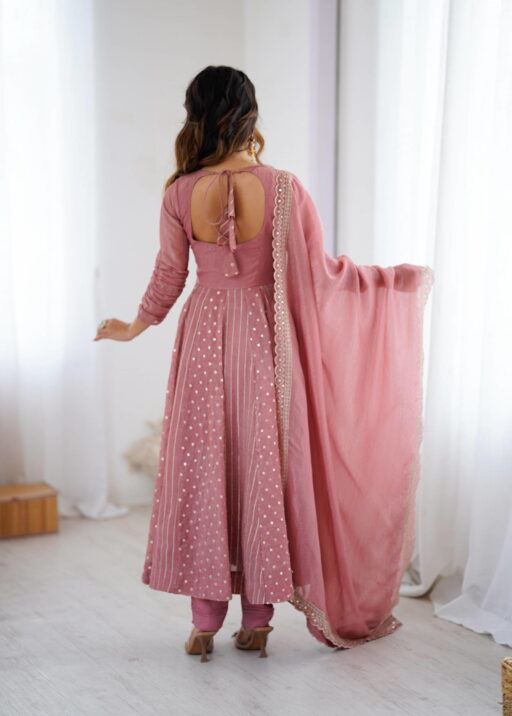 Rama Export 5293 Crunchy Silk Wholesale Anarkali Gown Collection - Image 3
