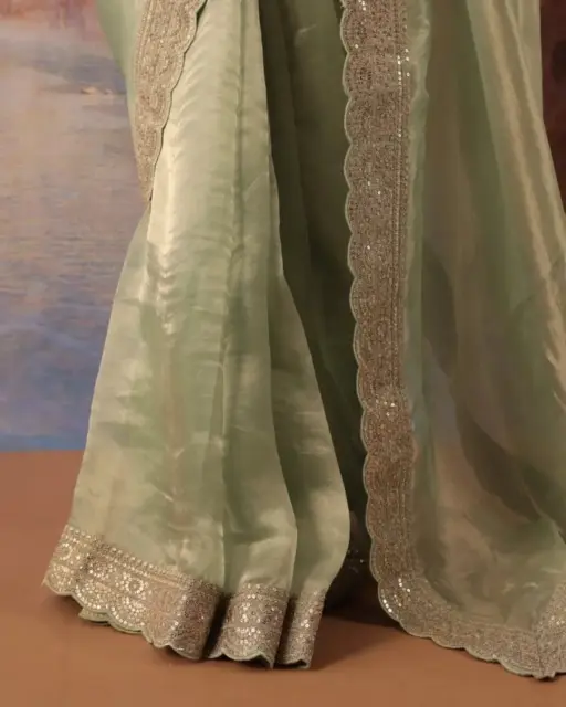 Rama Export RE -601 Soft Jimi chu Silk Wholesale Fancy Saree Collection - Image 2