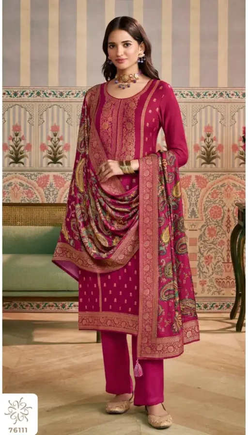 Vinay Kervin Ananta Vol 2 Viscose Pashmina Wholesale Winter Salwar Suits Collection - Image 2