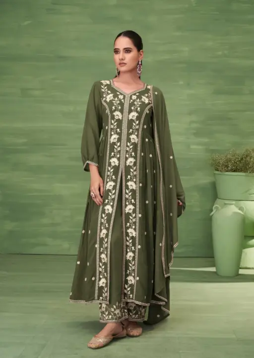 Vamika™️ Ashima Vol 1 Heavy Blooming Georgette Wholesale Designer Readymade Suit Collection - Image 4