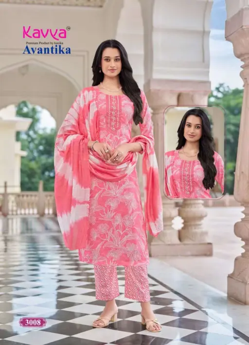 Kavya Avantika Vol 3 Capsule Foil Print Wholesale Kurti Bottom and Dupatta Collection - Image 10