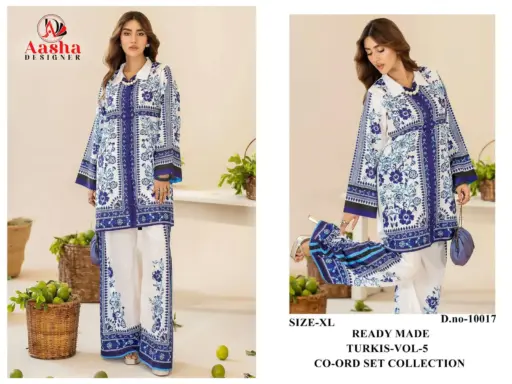 Aasha Turkis Vol 5 Modal Sattin Printed Wholesale Co Ord Set Collection - Image 4