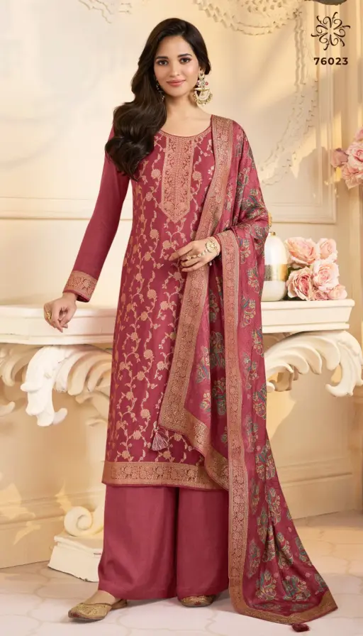 Vinay Kervin Ananta Viscose Pashmina Wholesale Winter Salwar Suits Collection - Image 4