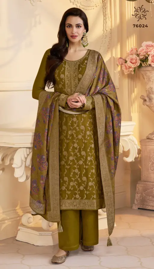 Vinay Kervin Ananta Viscose Pashmina Wholesale Winter Salwar Suits Collection - Image 5