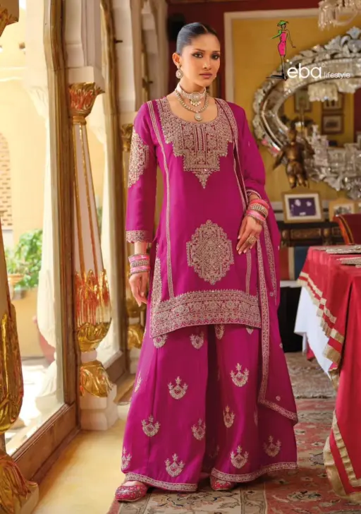 Eba Lifestyle Avantika Heavy Chinon Wholesale Designer Wedding wear Suit Collection - Image 5