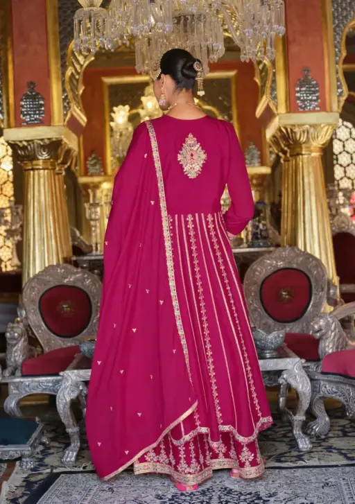Eba Lifestyle Barbie 5 Heavy Chinon Wholesale Designer Party Wear Readymade Collection - Image 4