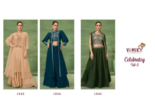 Vamika™️ Celebrity Vol 5 Pure Bsy Fiona Wholesale Fancy Lehenga Choli and Koti Collection - Image 7