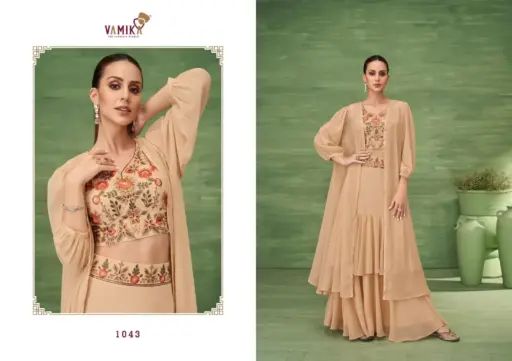 Vamika™️ Celebrity Vol 5 Pure Bsy Fiona Wholesale Fancy Lehenga Choli and Koti Collection - Image 5