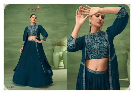 Vamika™️ Celebrity Vol 5 Pure Bsy Fiona Wholesale Fancy Lehenga Choli and Koti Collection - Image 6