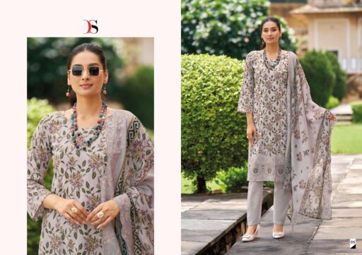 Deepsy Bin Saeed Mini Lawn Collection Vol 2 Pure Cotton Wholesale Pakistani Suit Collection - Image 10