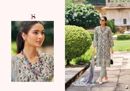 Deepsy Bin Saeed Mini Lawn Collection Vol 2 Pure Cotton Wholesale Pakistani Suit Collection - Image 6