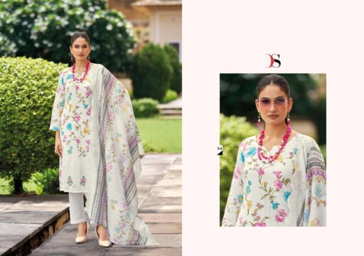 Deepsy Bin Saeed Mini Lawn Collection Vol 2 Pure Cotton Wholesale Pakistani Suit Collection - Image 8