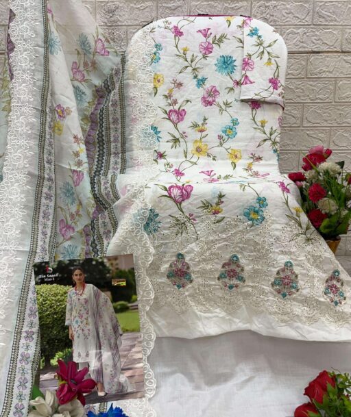 Deepsy Bin Saeed Mini Lawn Collection Vol 2 Pure Cotton Wholesale Pakistani Suit Collection - Image 9