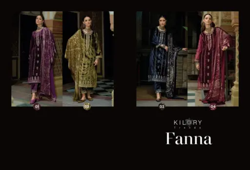 Kilory Fanna Pure Velvet Wholesale Winter Wear Salwar Kameez Collection - Image 7