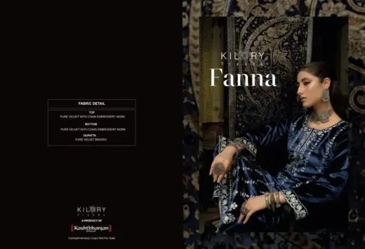 Kilory Fanna Pure Velvet Wholesale Winter Wear Salwar Kameez Collection - Image 5