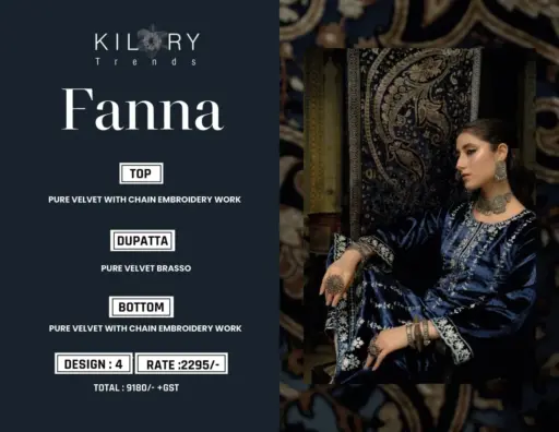 Kilory Fanna Pure Velvet Wholesale Winter Wear Salwar Kameez Collection - Image 6