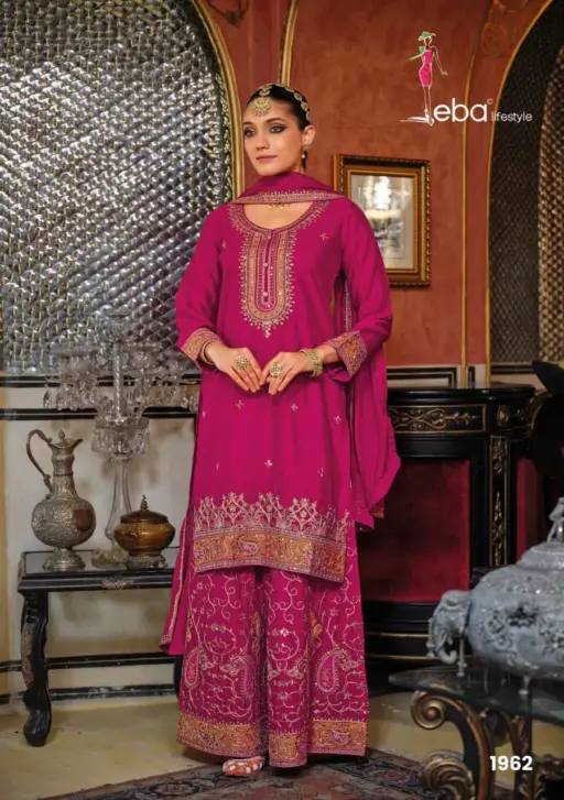 Eba Lifestyle Kashish-Nx Heavy Chinon Wholesale Designer Readymade Collection - Image 2