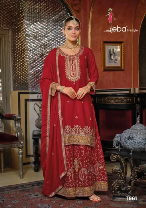 Eba Lifestyle Kashish-Nx Heavy Chinon Wholesale Designer Readymade Collection - Image 5