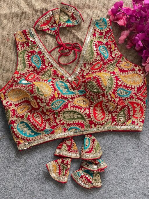 Rama Export Kashmiri Georgette Silk Wholesale Fancy Blouse Collection