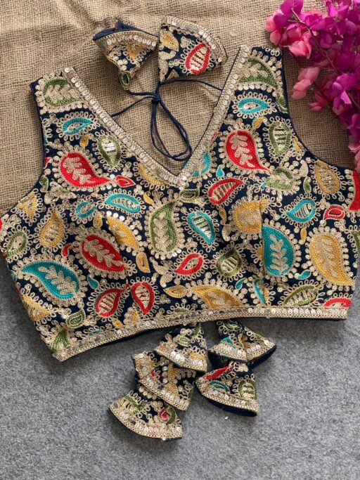Rama Export Kashmiri Georgette Silk Wholesale Fancy Blouse Collection - Image 2