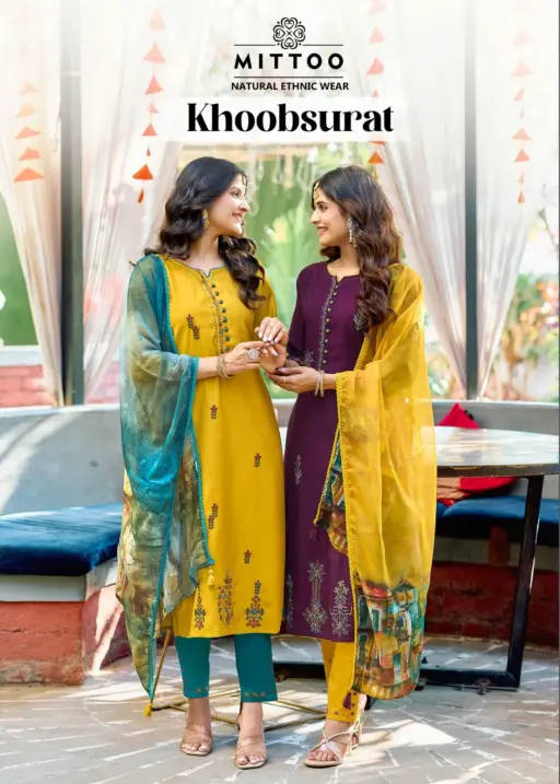 Mittoo Khoobsurat Viscose Weaving Premium Wholesale Readymade Suit Collection