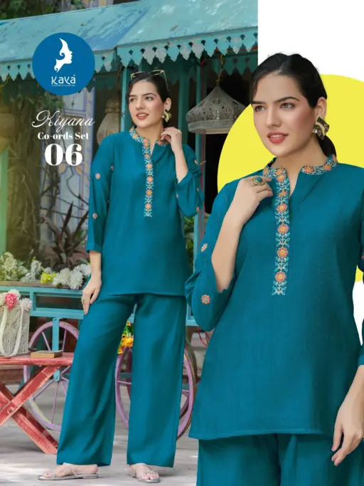 Kaya Kiyana Vertican Wholesale Casual Wear Co-Ord Set Collection - Image 2