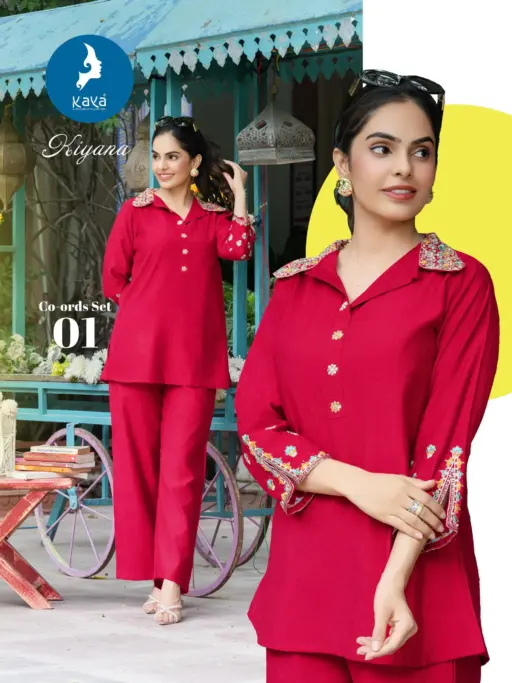 Kaya Kiyana Vertican Wholesale Casual Wear Co-Ord Set Collection - Image 3