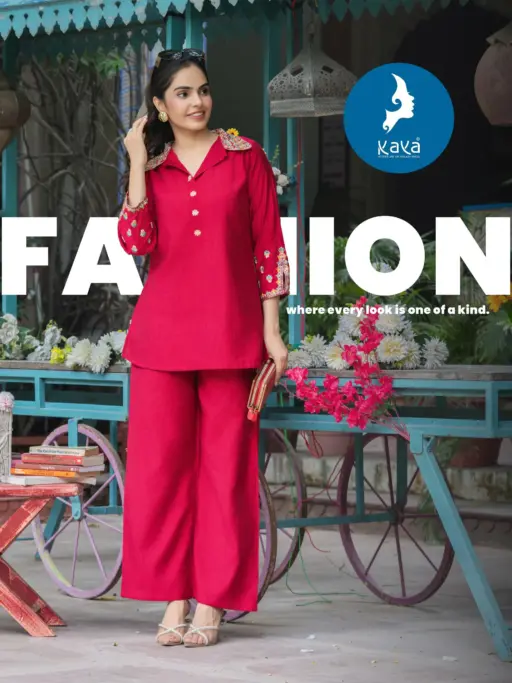Kaya Kiyana Vertican Wholesale Casual Wear Co-Ord Set Collection - Image 7