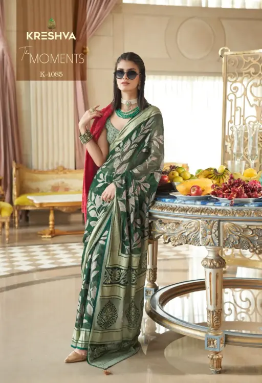 Kreshva The Moments Lux Pv Georgette Wholesale Saree Collection - Image 5