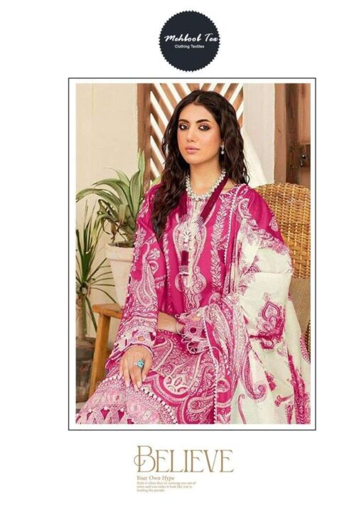 Mehboob Tex Design No-1688 Ab Pure Cotton Wholesale Pakistani Suit Collection