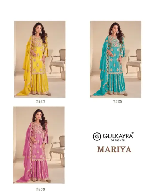 Gulkayra Mariya Simar Handwork Designer Wholesale Salwar Suits Collection - Image 5