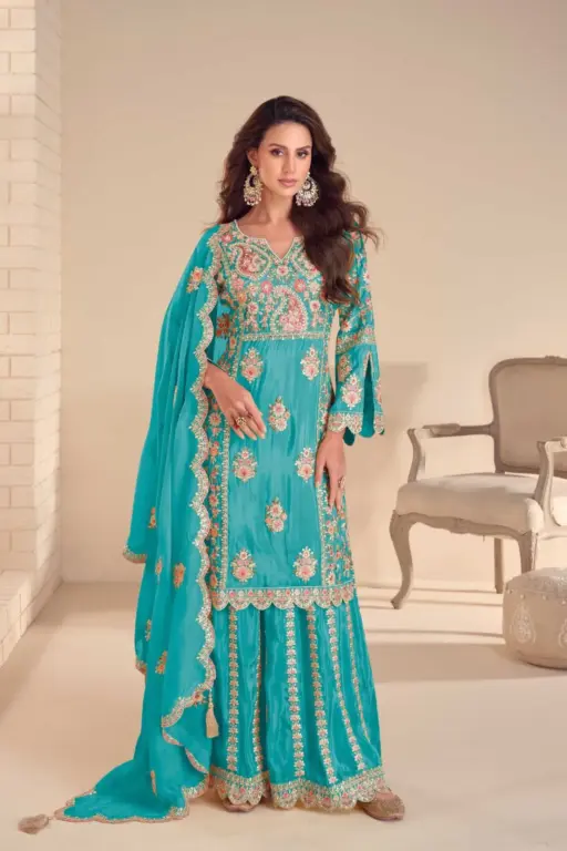 Gulkayra Mariya Simar Handwork Designer Wholesale Salwar Suits Collection - Image 3
