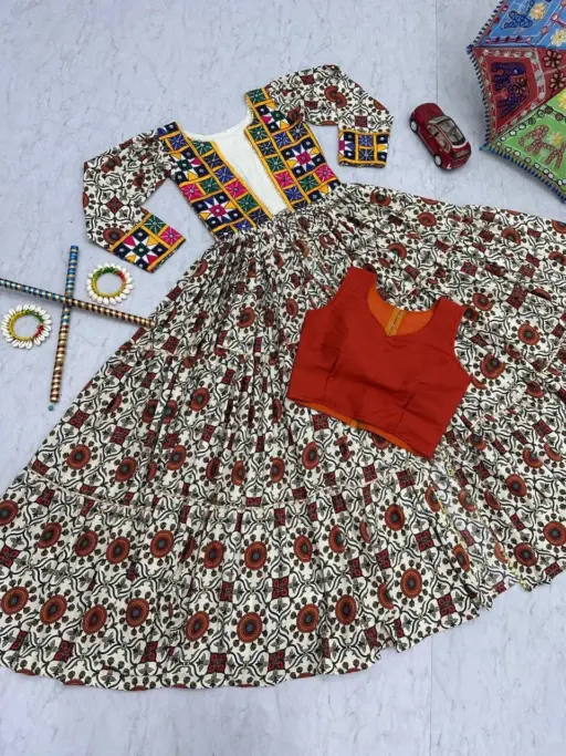 Rama Export N33 Pure Cotton Wholesale Navratri Special Lehenga Choli Collection - Image 8