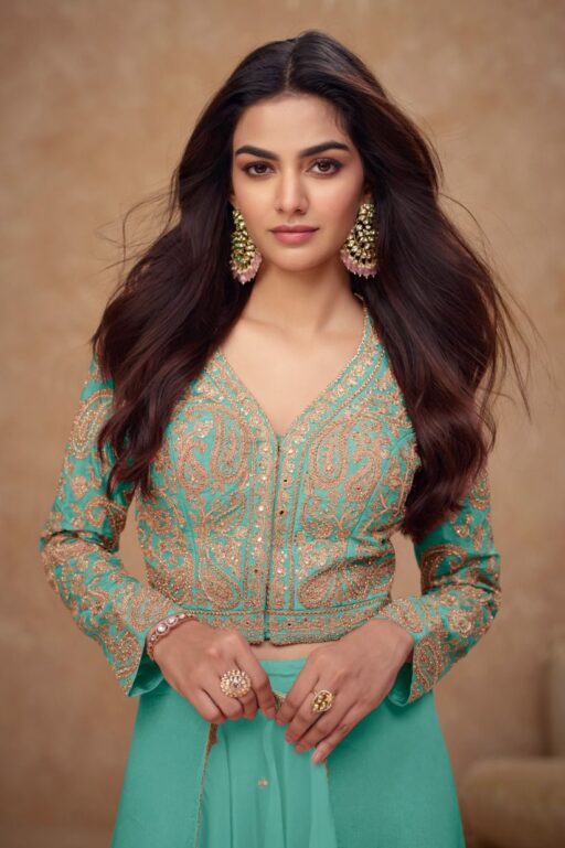 Gulkayra Designer Noor Real Simar Silk Wholesale Indo Western Collection - Image 7