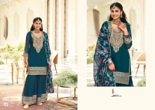 Eba Lifestyle Nidhi Organza Embroidery Wholesale Designer Readymade Suit Collection - Image 2