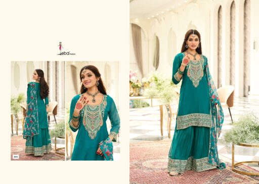 Eba Lifestyle Nidhi Organza Embroidery Wholesale Designer Readymade Suit Collection - Image 6